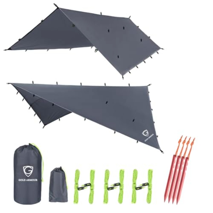 Hammock Rain Tarp - Rainfly Tarp Hammock Premium 20ft x