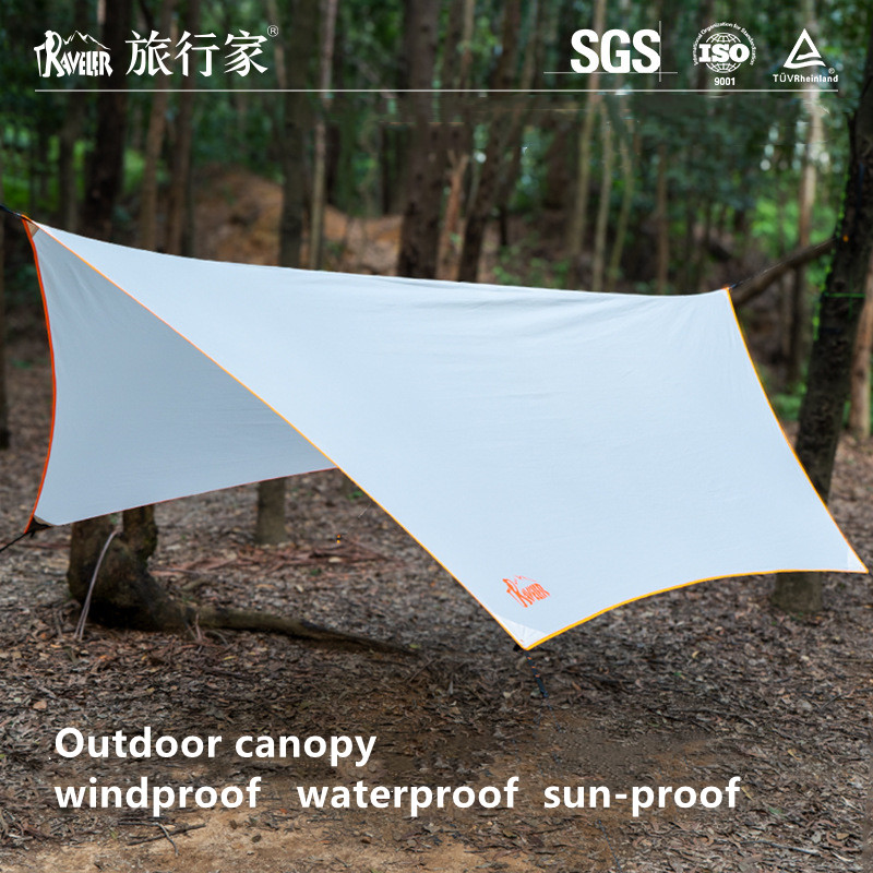 Hammock Rain Tarp - Sunshade canopy tent, sun-proof shelter, camping