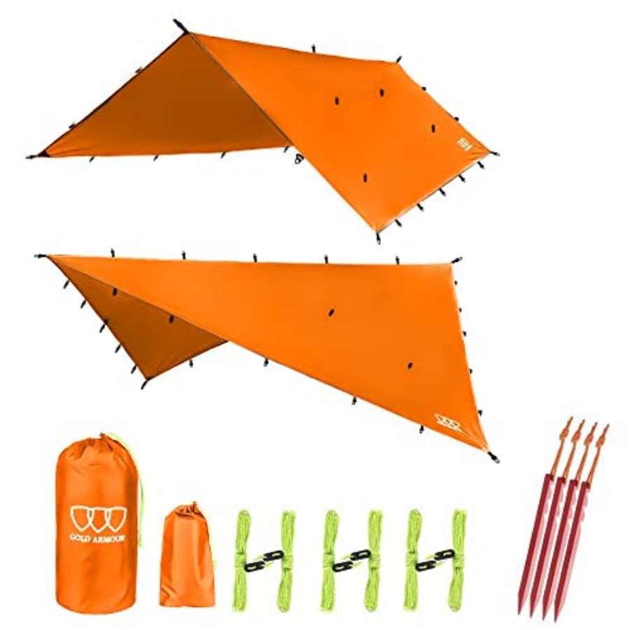 Hammock Rain Tarp - Rainfly Tarp Hammock, Premium 14.7ft/12ft/10ft/8ft Rain