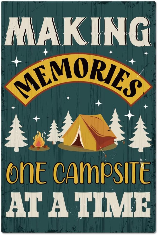 Outdoor Adventure Club - Y1, Camping Hiking Vintage Metal Tin