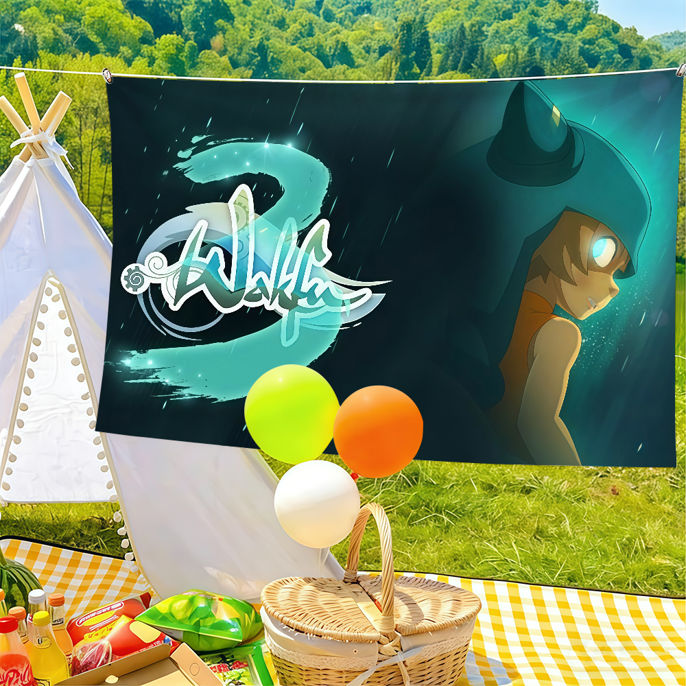 Adventure cartoon W-wakfu flag - Outdoor Adventure Club ulasan dan harga
