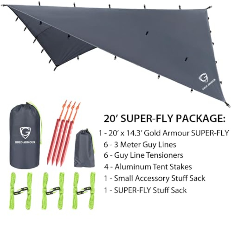 Rainfly Tarp Hammock Premium 2 - Hammock Rain Tarp ulasan dan harga