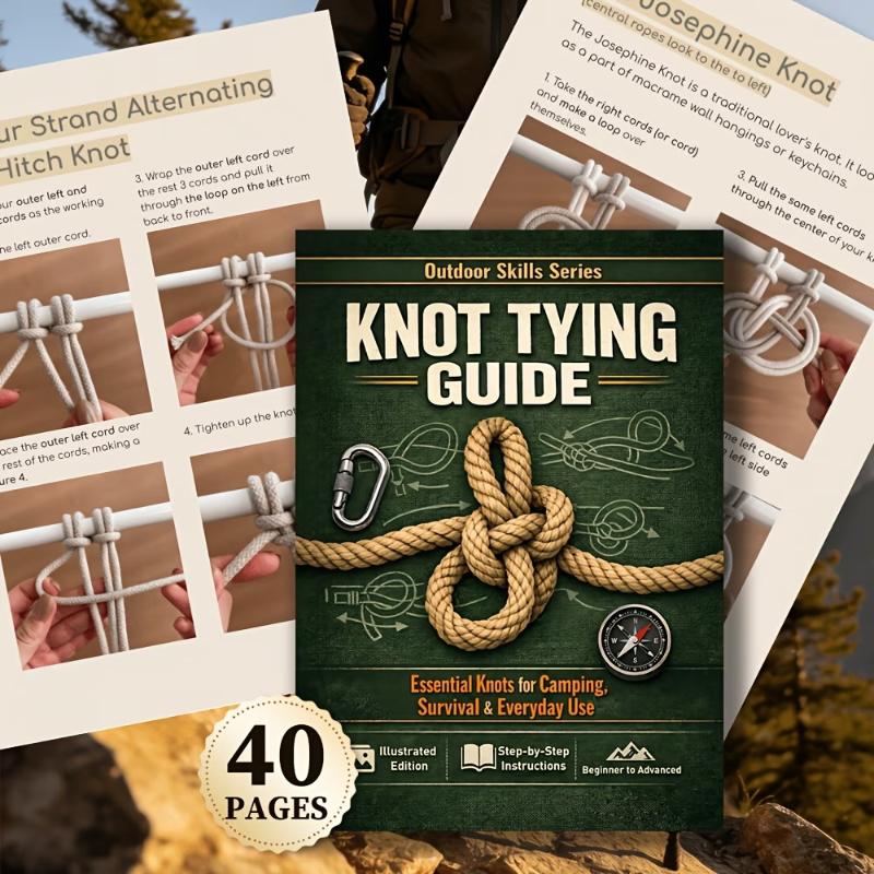 Essential Knot Tying Guide Boo - Outdoor Adventure Travel ulasan dan harga
