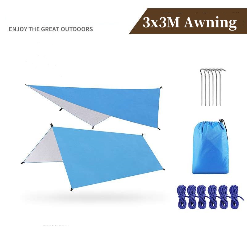 3x3 3x4 3x5m Camping Canopy Ou - Hammock Rain Tarp ulasan dan harga