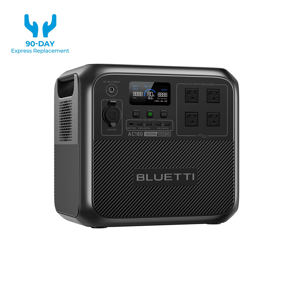 【RENEW】BLUETTI AC180 Solar Por - Outdoor Adventure Travel ulasan dan harga