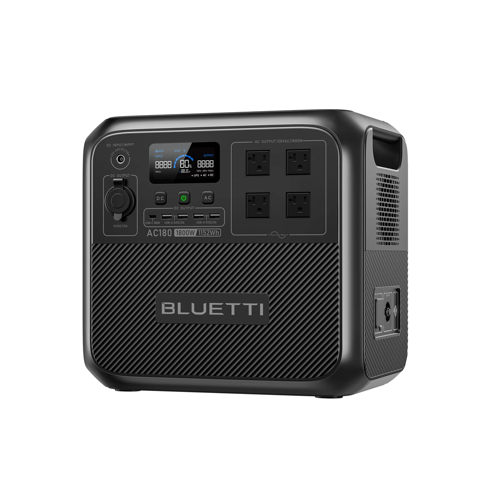 【RENEW】BLUETTI AC180 Solar Por - Outdoor Adventure Travel ulasan dan harga