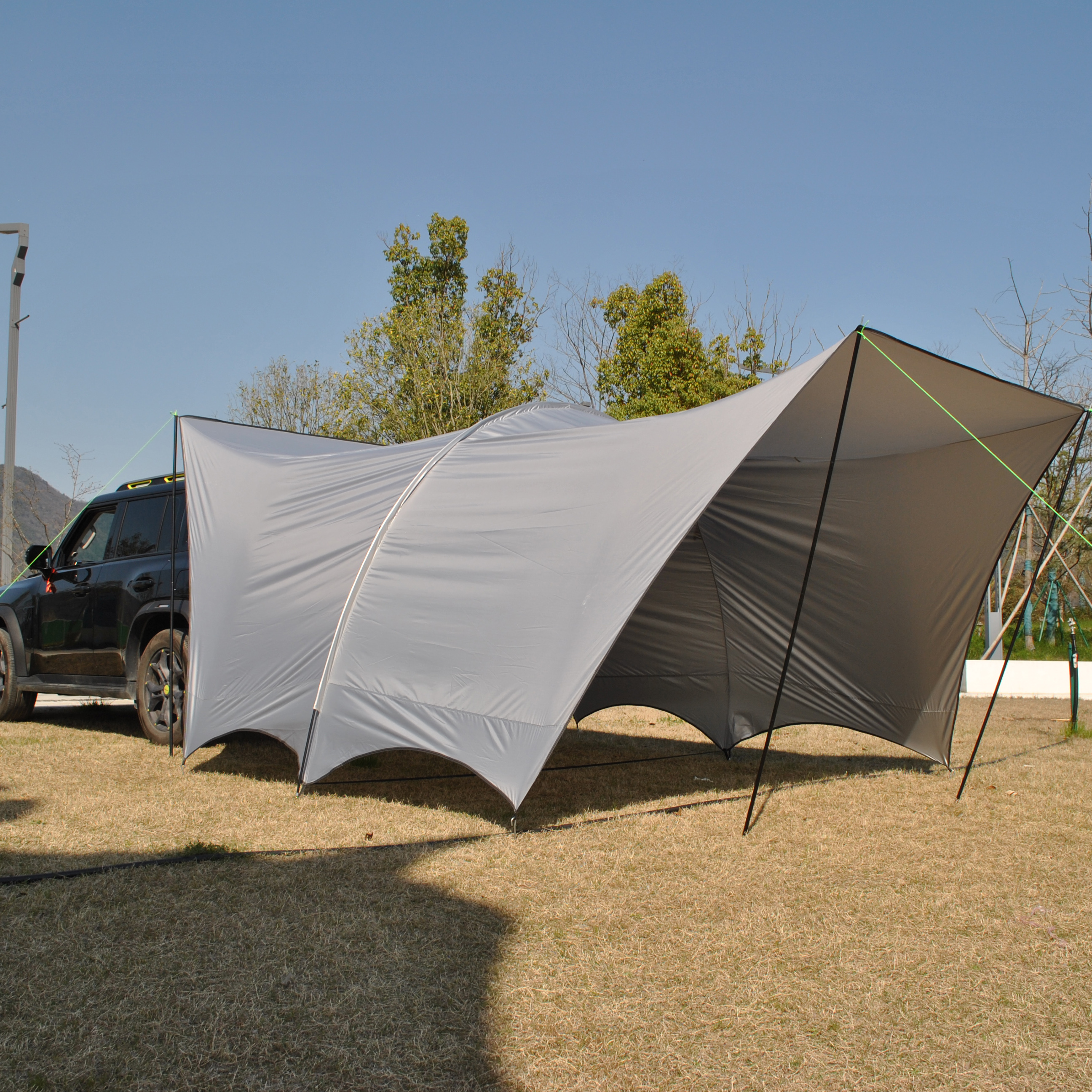 Camping Tarp 6 Person Car Awni - Hammock Rain Tarp ulasan dan harga