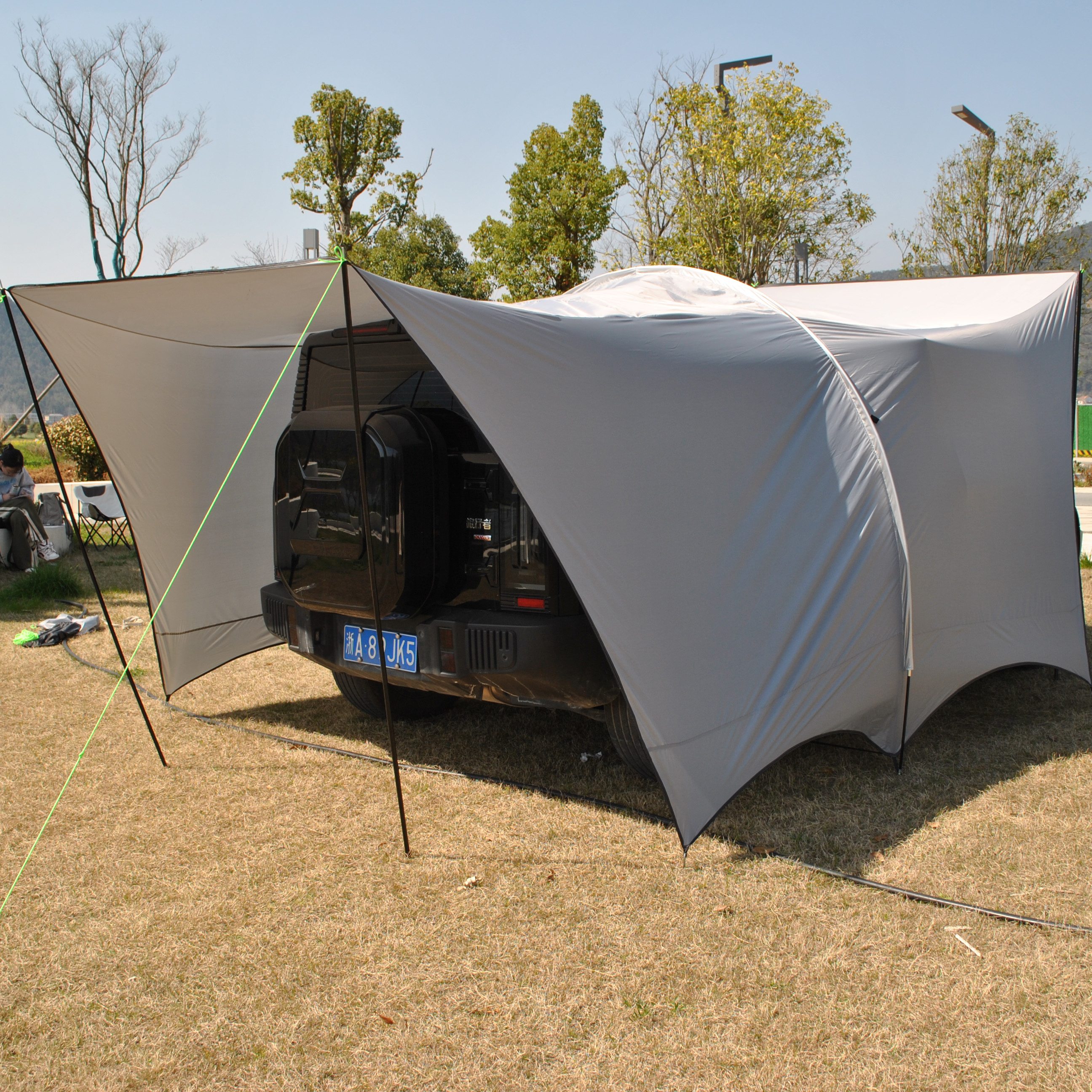 Camping Tarp 6 Person Car Awni - Hammock Rain Tarp ulasan dan harga