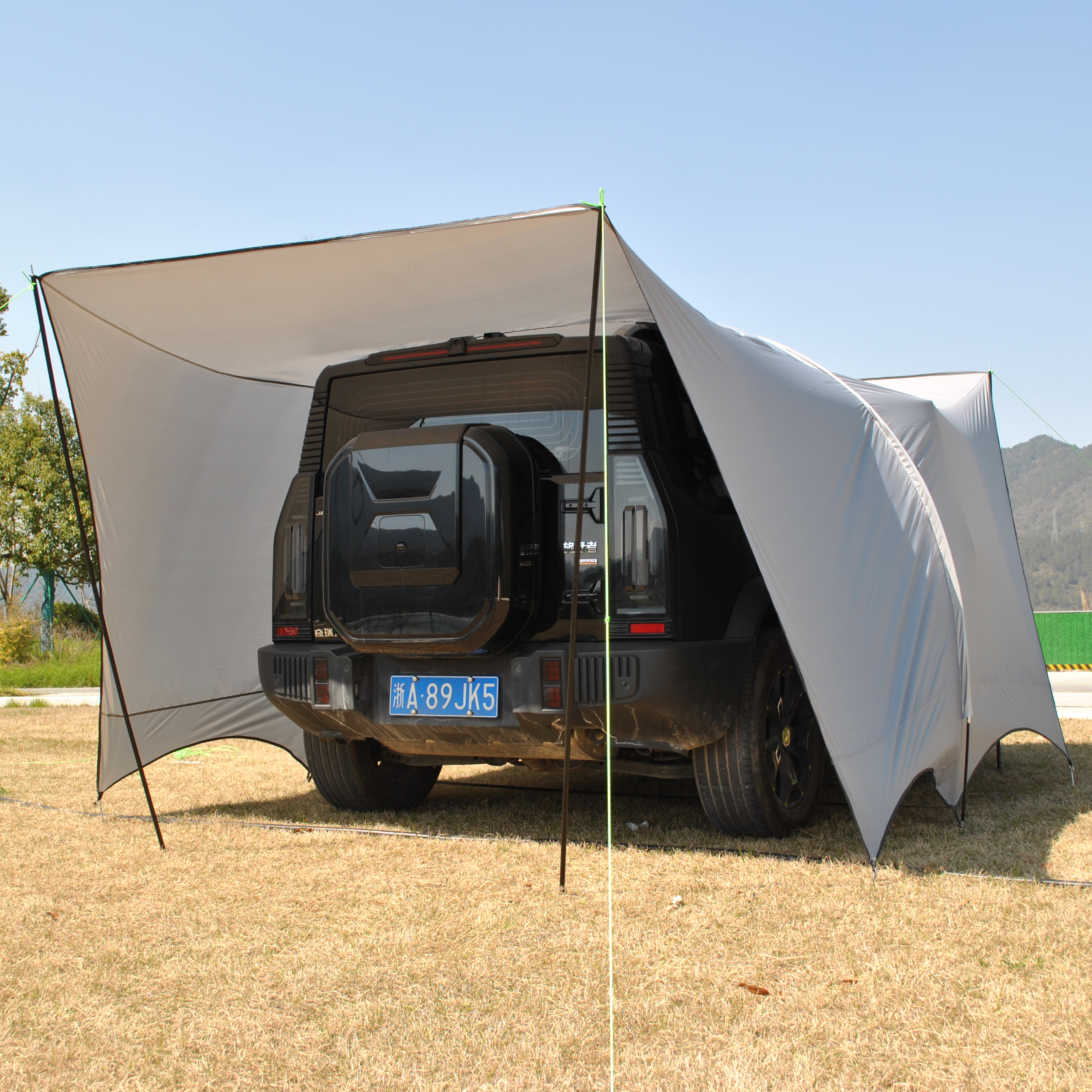 Camping Tarp 6 Person Car Awni - Hammock Rain Tarp ulasan dan harga