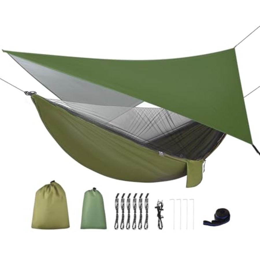 Camping Hammock with Rain Fly  - Hammock Rain Tarp ulasan dan harga