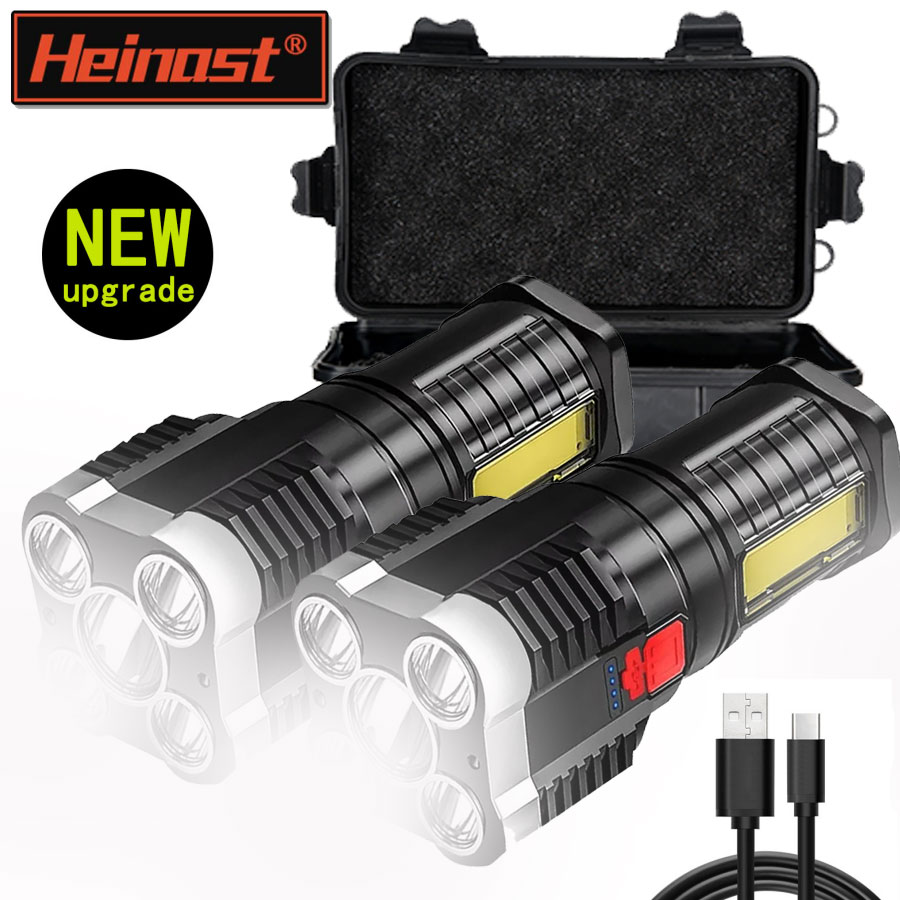 5 LED High Power Led Flashligh - Outdoor Adventure Travel ulasan dan harga