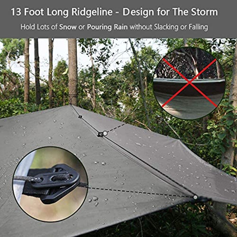 Hammock Rain Fly Tent Tarp Pro - Hammock Rain Tarp ulasan dan harga