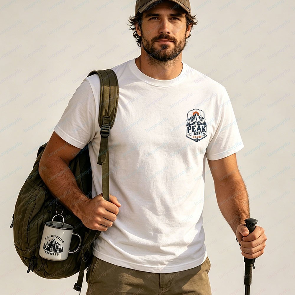 Peak Chasers Club Tshirt Fashi - Outdoor Adventure Club ulasan dan harga