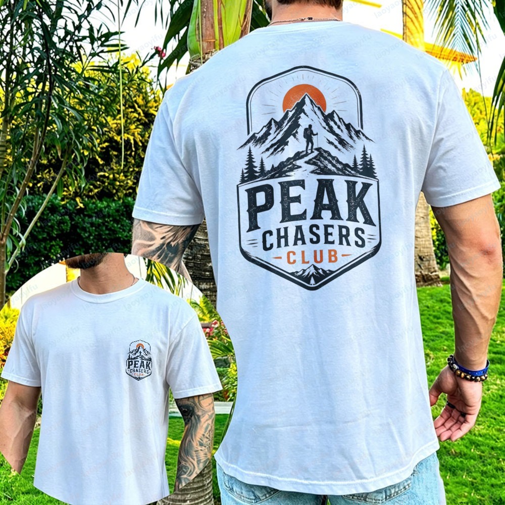 Peak Chasers Club Tshirt Fashi - Outdoor Adventure Club ulasan dan harga