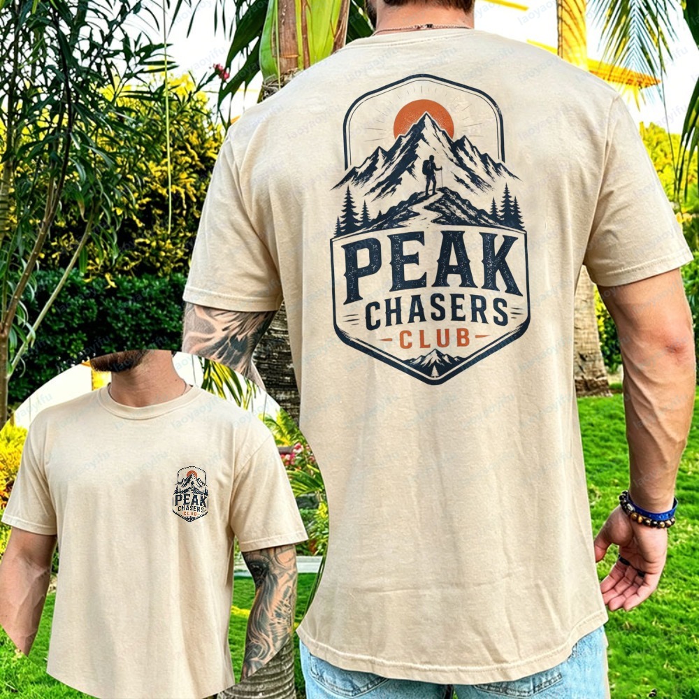 Peak Chasers Club Tshirt Fashi - Outdoor Adventure Club ulasan dan harga