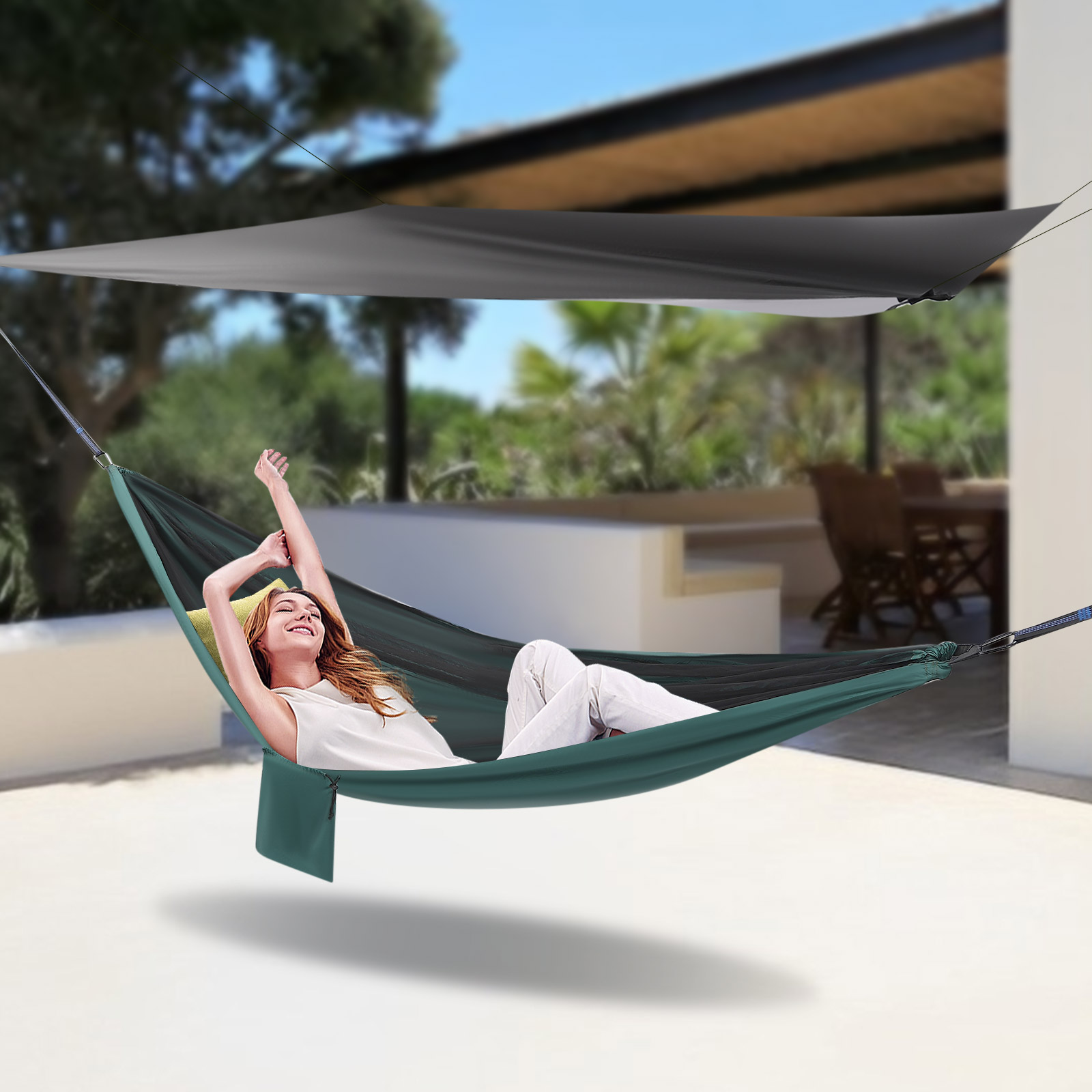 Camping Hammock with Mosquito  - Hammock Rain Tarp ulasan dan harga