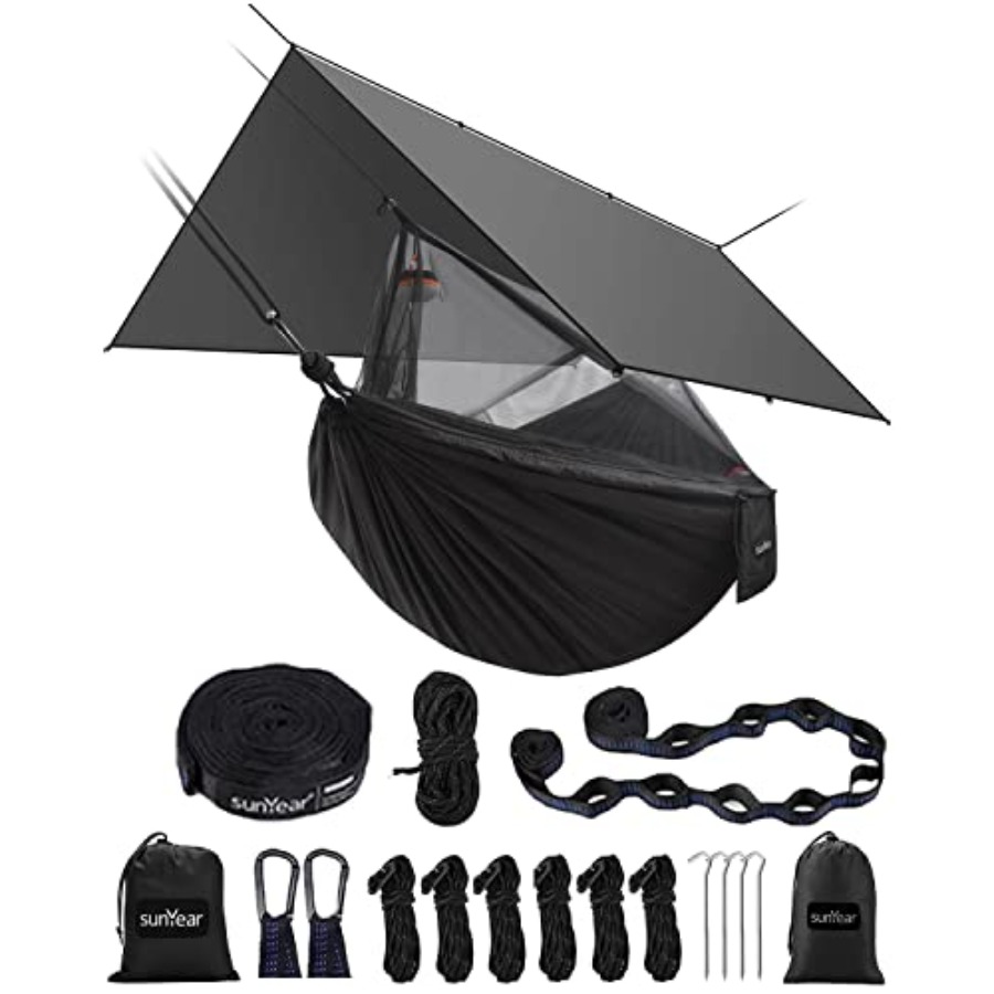 Hammock Camping with Rain Fly  - Hammock Rain Tarp ulasan dan harga